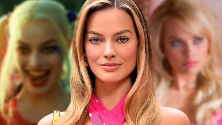 Margot Elise Robbie ou Arlequina, ou Barbie?