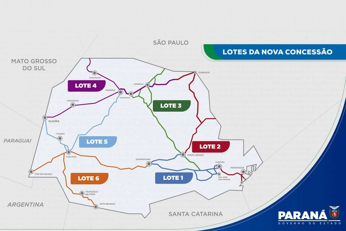 EPR Litoral Pioneiro assumirá a gestão de 605 km de rodovias no Paraná, não se limitando à BR-277