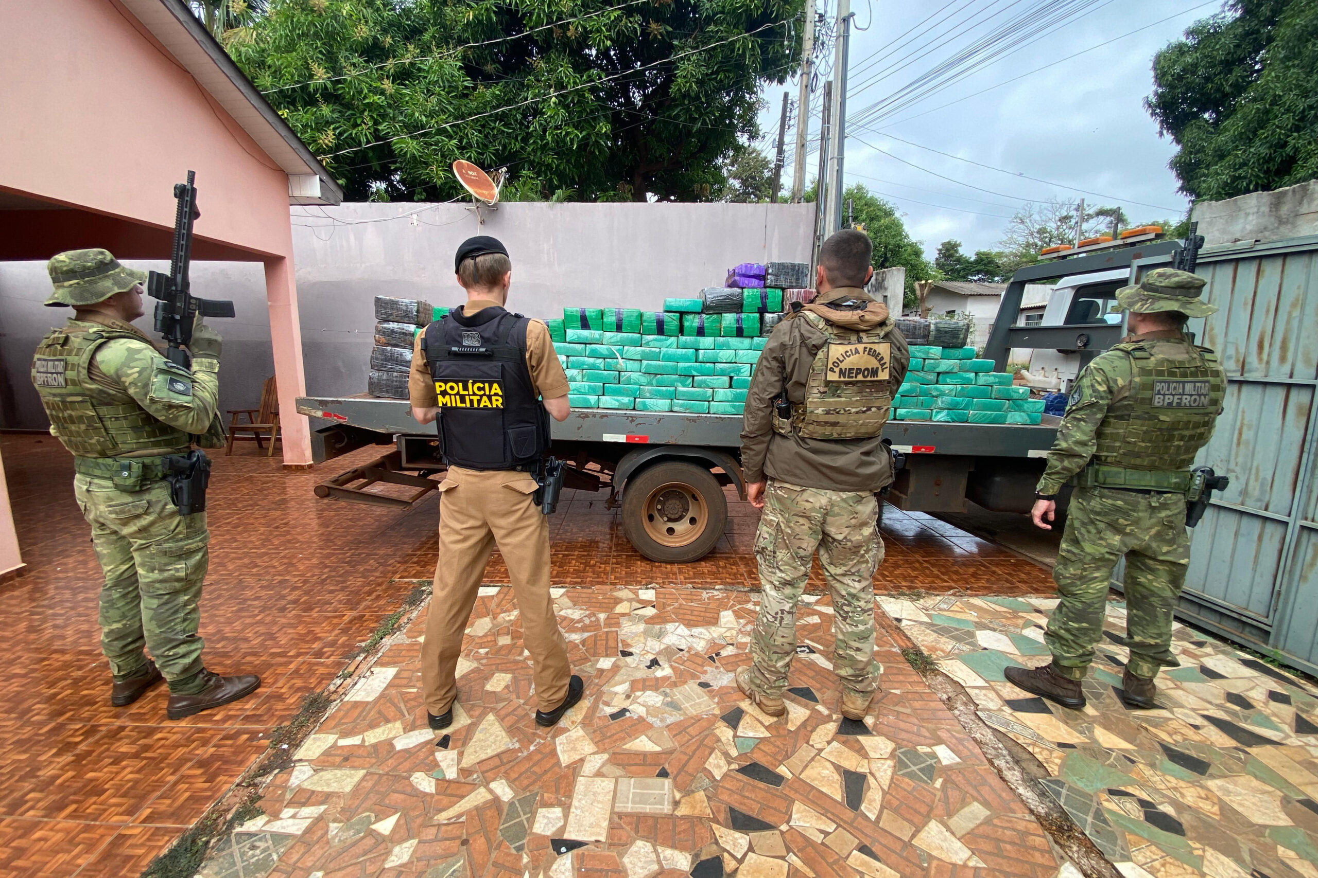 51,5 toneladas de maconha foram apreendidas no Paraná