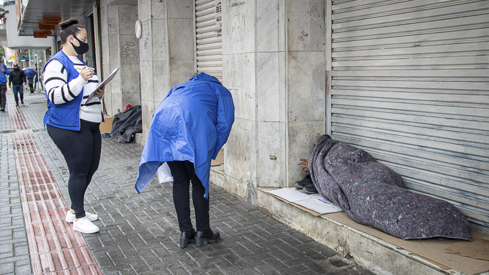 Com chegada do frio, Prefeitura intensifica abordagem e acolhimento de pessoas em situação de rua.
Foto: Sandra Lima